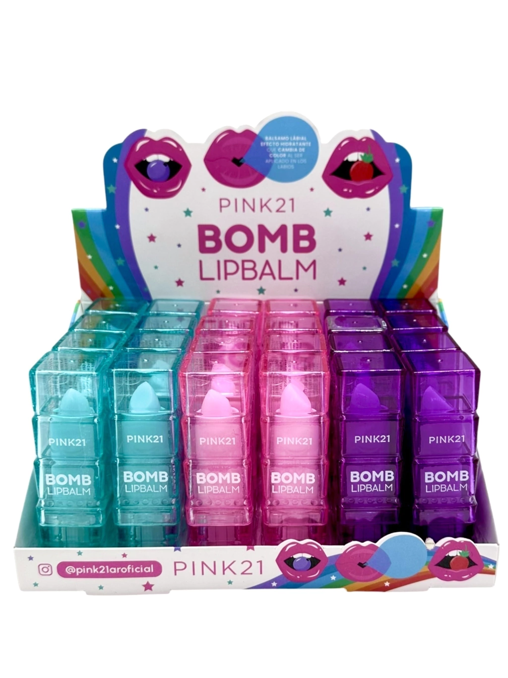 Miniatura 4 de Balsamo labial Bomb PINK21